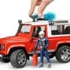Bruder 2596 Land Rover Brandweerauto Met Speelfiguur