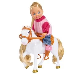 SIMBA Evi Love Jeep Met Paardentrailer -Bruder Winkel 1122910 35d305a6