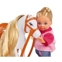 SIMBA Evi Love Jeep Met Paardentrailer -Bruder Winkel 1122910 c56fda4a