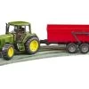 Bruder 2057 John Deere 6920 Tractor Met Aanhanger