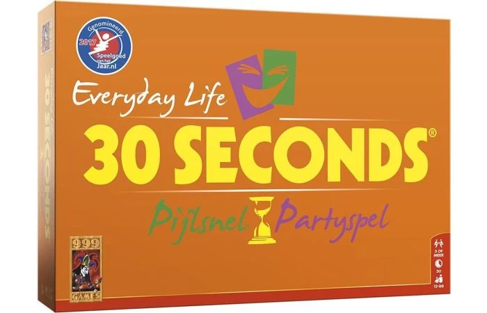 999 Games 30 Seconds Everyday Life Bordspel 1 999 Games 30 Seconds Everyday Life Bordspel