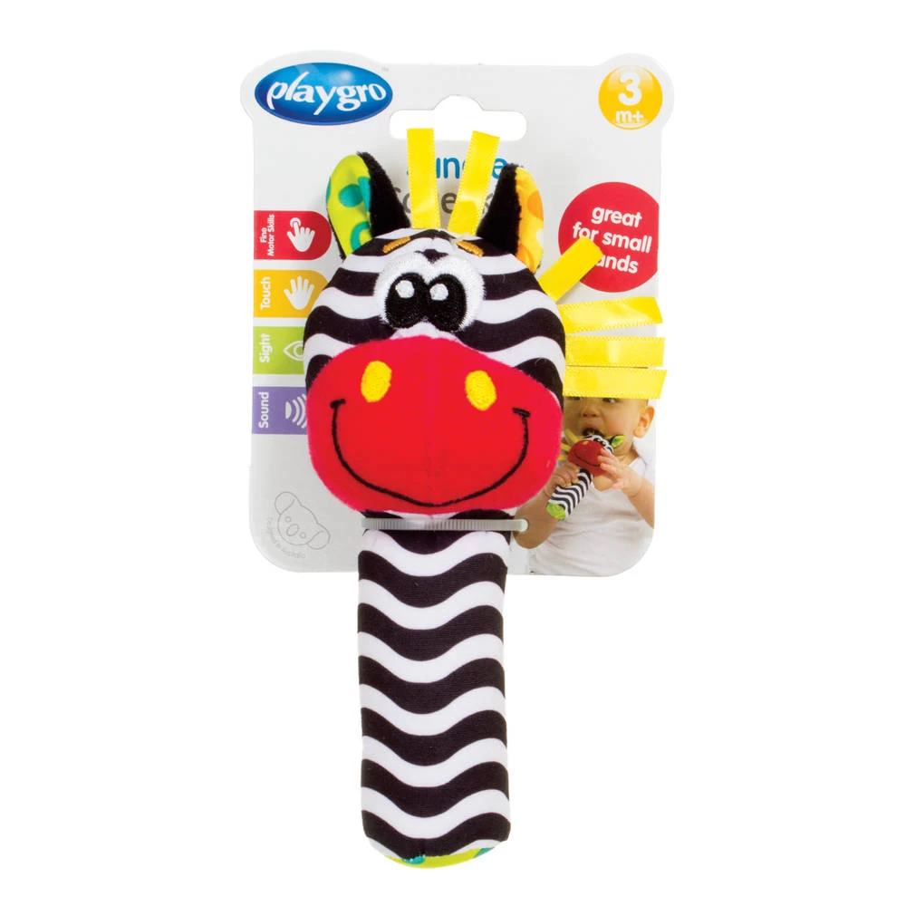 Playgro Knijpbeest Zebra 3 Playgro Knijpbeest Zebra - Afbeelding 3