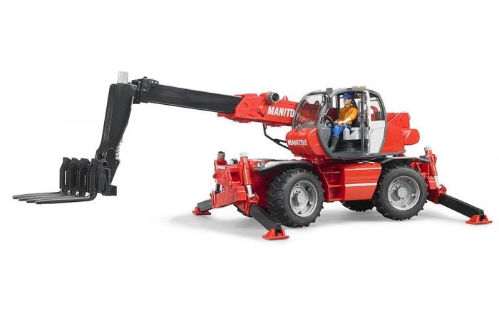Bruder 2129 Manitou MRT 215 Met Accessoires 2 Bruder 2129 Manitou MRT 215 Met Accessoires - Afbeelding 2