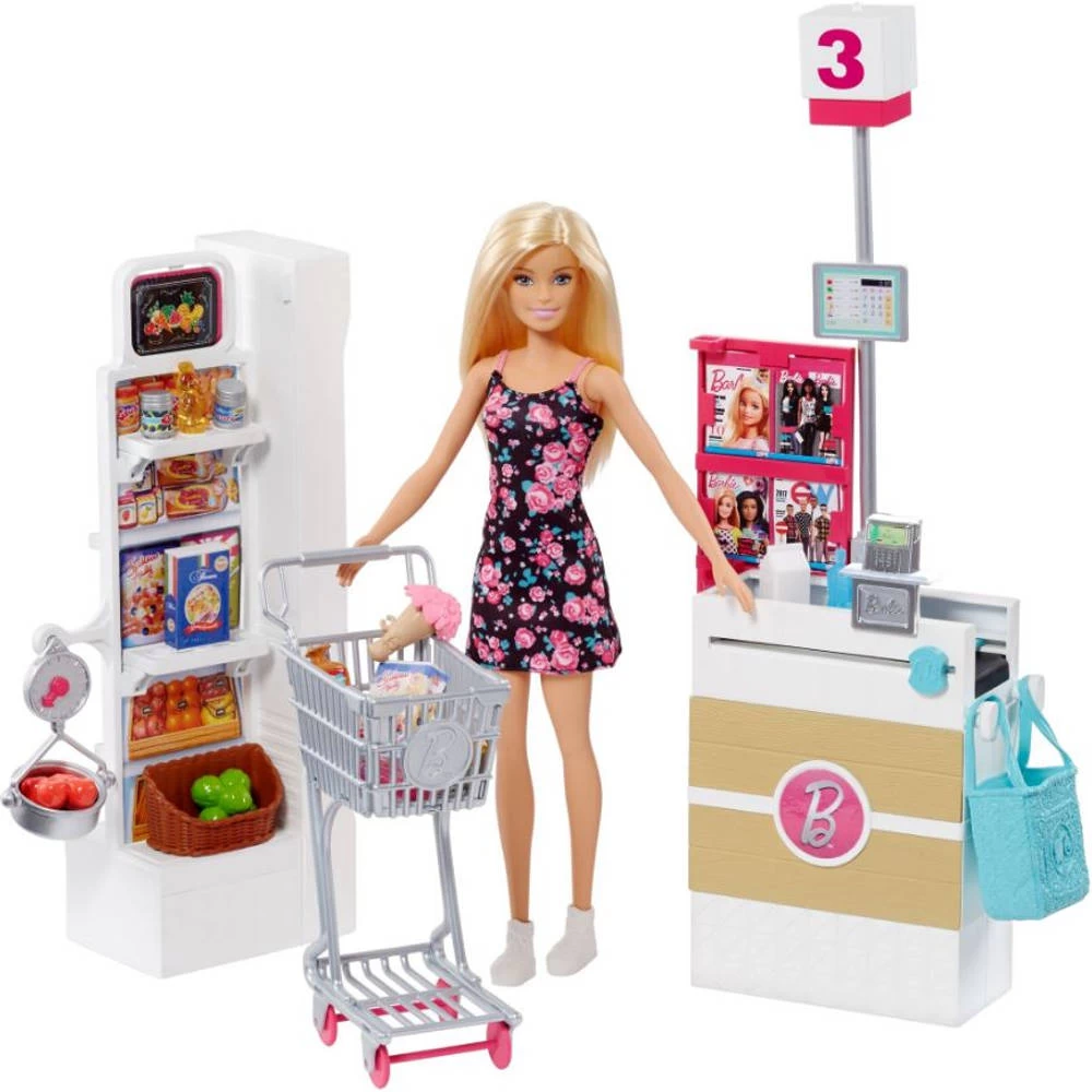 Barbie Supermarkt Speelset 1 Barbie Supermarkt Speelset