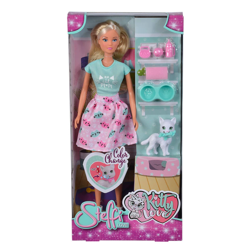 SIMBA Steffie Love Kitty Love Kleurveranderende Pop 2 SIMBA Steffie Love Kitty Love Kleurveranderende Pop - Afbeelding 2