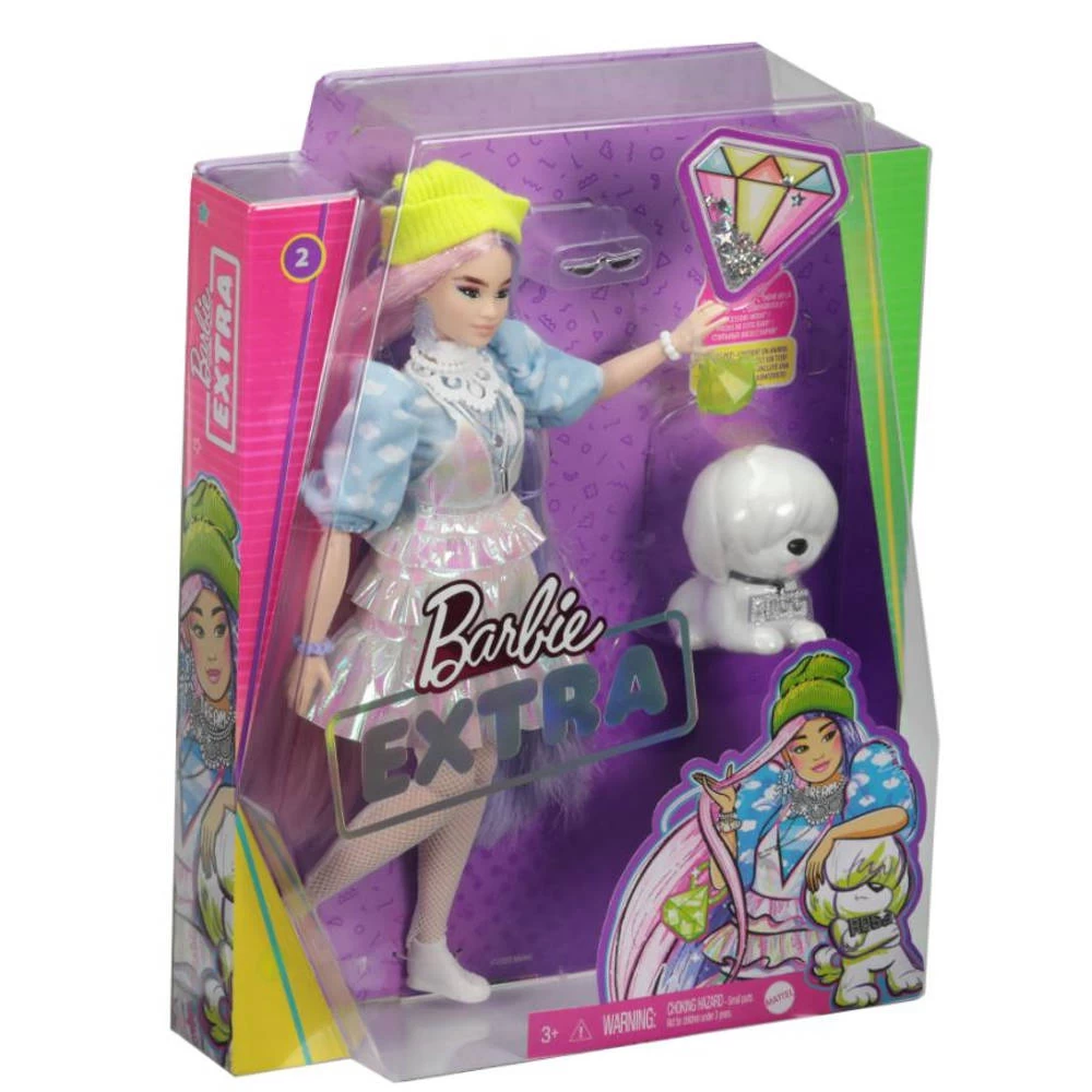 Barbie Extra Pop Met Beanie 3 Barbie Extra Pop Met Beanie - Afbeelding 3