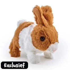 Teeny Weeny Konijn - Bruin/wit