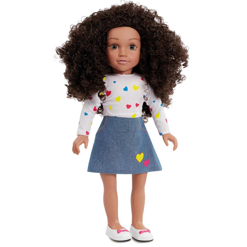 Poppenkleding Hartjes T-shirt En Rokje 4 Poppenkleding Hartjes T-shirt En Rokje - Afbeelding 4