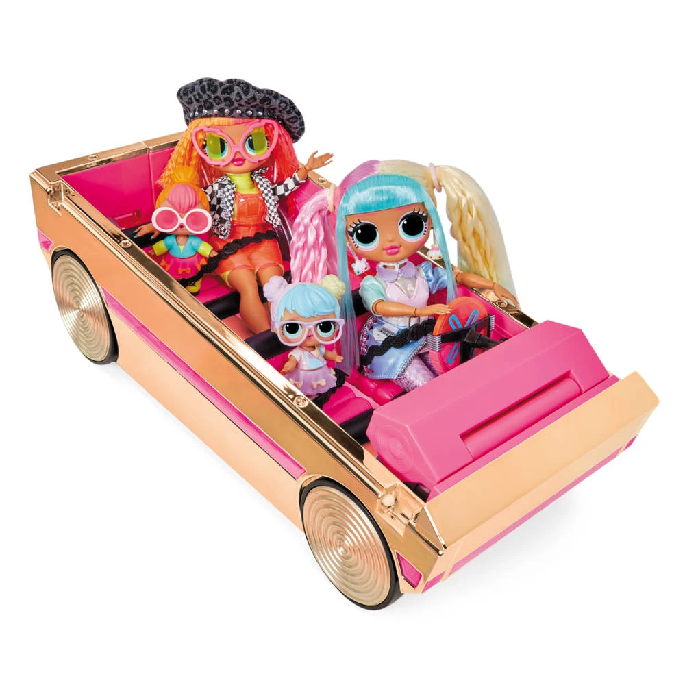 L.O.L. Surprise! 3-in-1 Party Cruiser Poppenauto 1 L.O.L. Surprise! 3-in-1 Party Cruiser Poppenauto