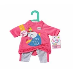 BABY Born Little Casual Outfit Poppen Kledingset - 36 Cm - Roze -Bruder Winkel 1989475 73fab06a