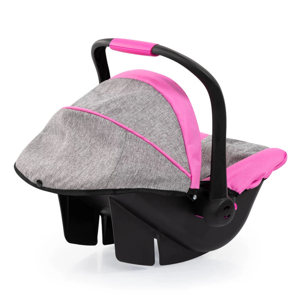 No Brand Deluxe Autostoel Met Zonnescherm - Roze 4 No Brand Deluxe Autostoel Met Zonnescherm - Roze - Afbeelding 4