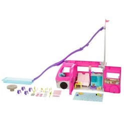 Barbie Droomcamper Met Zwembad En Accessoires -Bruder Winkel 1992787 88644db3