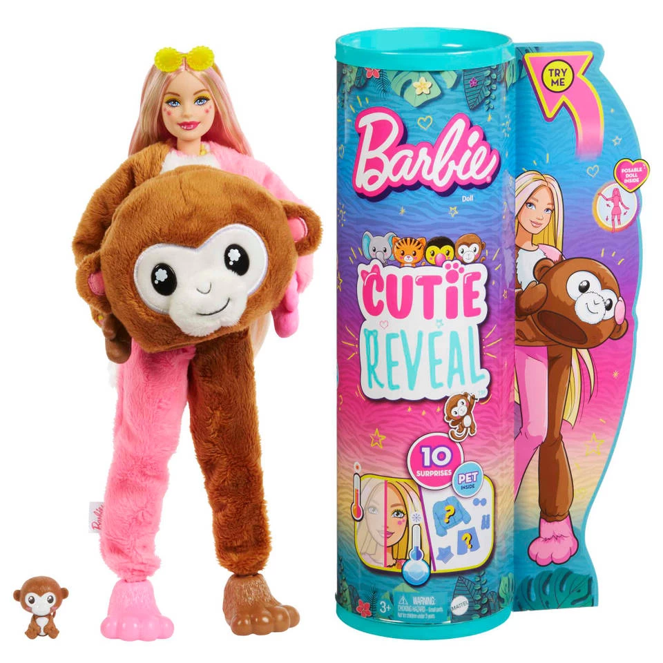 Barbie Cutie Reveal Jungle Aap Pop 1 Barbie Cutie Reveal Jungle Aap Pop