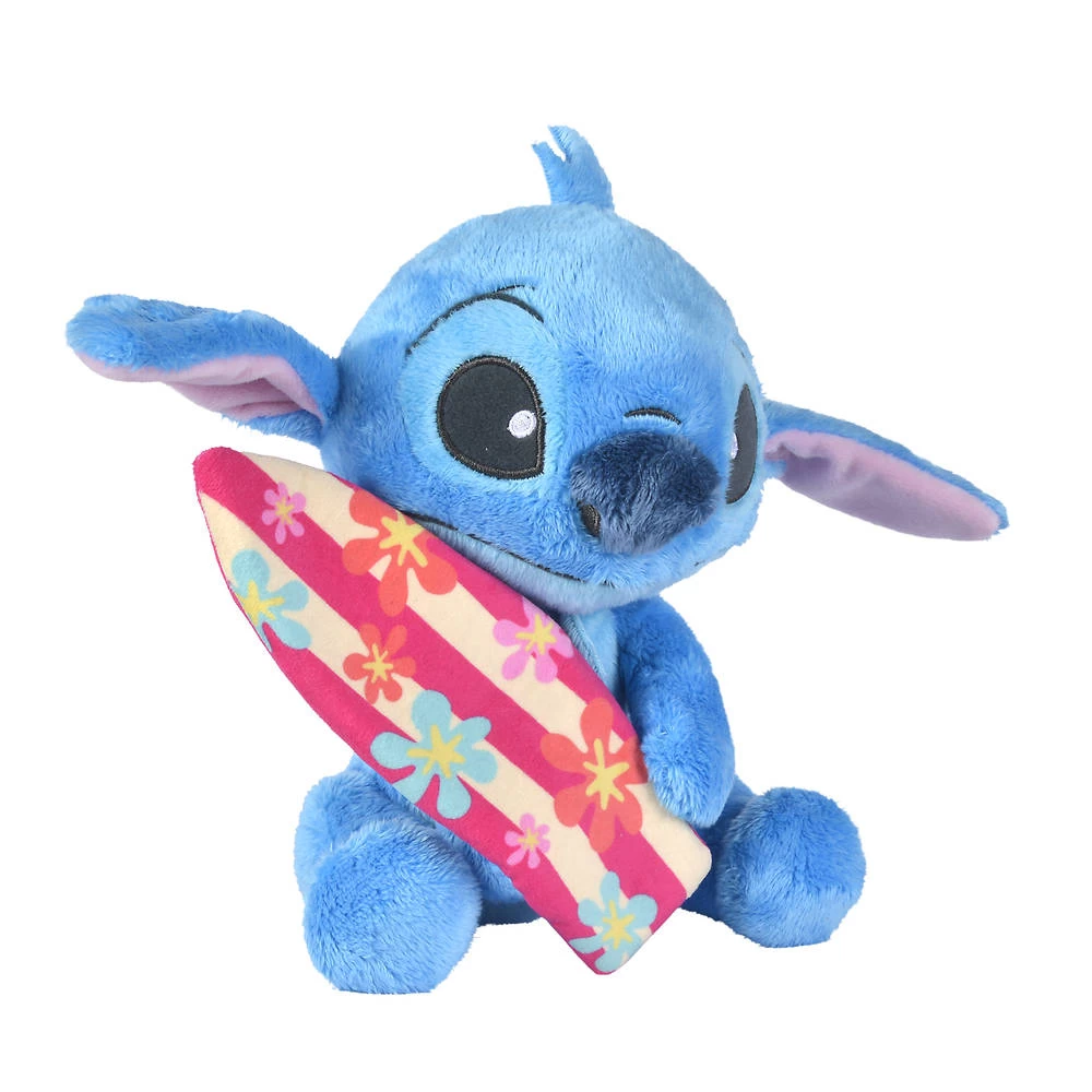 No Brand Disney Stitch Knuffel Met Surfplank - 25 Cm 1 No Brand Disney Stitch Knuffel Met Surfplank - 25 Cm