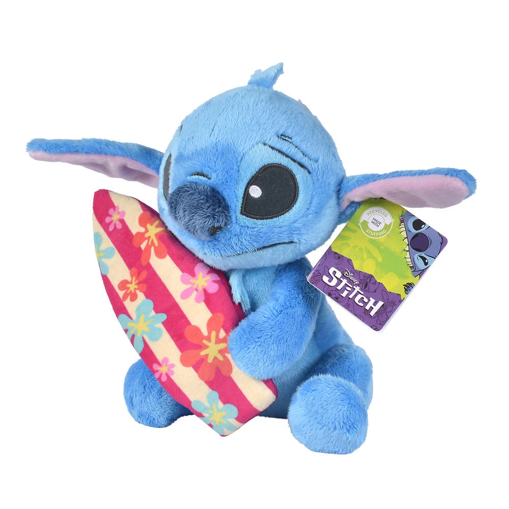 No Brand Disney Stitch Knuffel Met Surfplank - 25 Cm 3 No Brand Disney Stitch Knuffel Met Surfplank - 25 Cm - Afbeelding 3