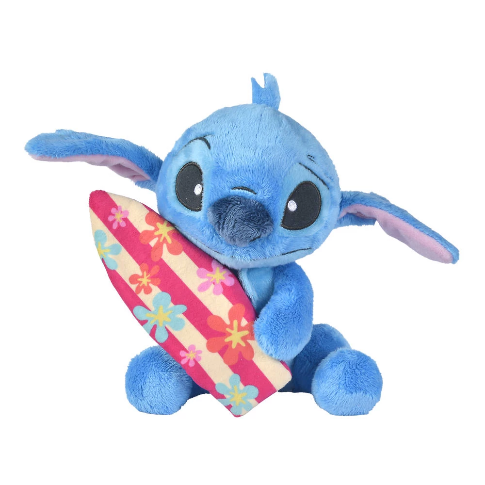 No Brand Disney Stitch Knuffel Met Surfplank - 25 Cm 2 No Brand Disney Stitch Knuffel Met Surfplank - 25 Cm - Afbeelding 2