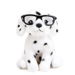 No Brand Studio Pets Spot Knuffelhond Met Bril - 16 Cm