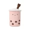 Miniso Pluchen Milk Tea Met Rietje - Roze