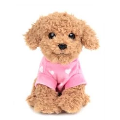 No Brand Studio Pets Cookie Knuffelhond Met Truitje - 16 Cm
