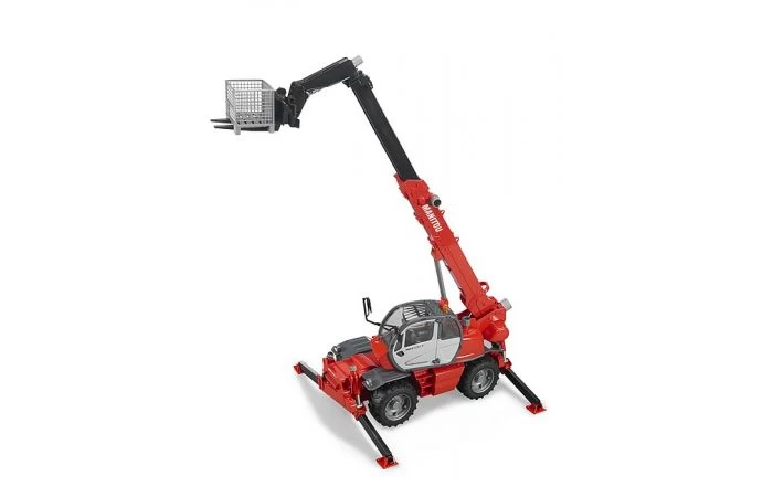 Bruder 2129 Manitou MRT 215 Met Accessoires 4 Bruder 2129 Manitou MRT 215 Met Accessoires - Afbeelding 4