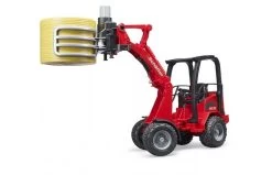 Bruder 2192 Shovel Schaeffer Balengrijper Met Hooibaal -Bruder Winkel 2192012