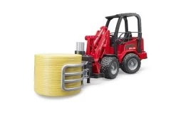 Bruder 2192 Shovel Schaeffer Balengrijper Met Hooibaal -Bruder Winkel 21921