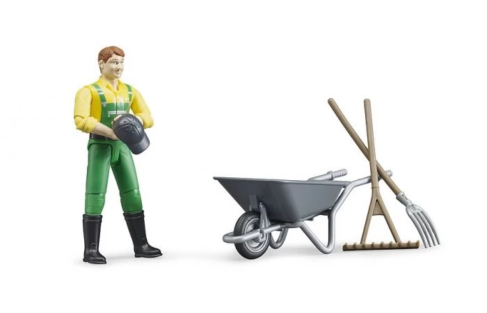 Bruder 62610 Boer Met Accessoires 3 Bruder 62610 Boer Met Accessoires - Afbeelding 3