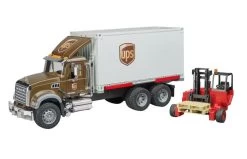 Bruder 2828 Mack Granite UPS Met Vorkheftruck