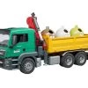 Bruder 3753 MAN TGS Kraan Met 3 Containers