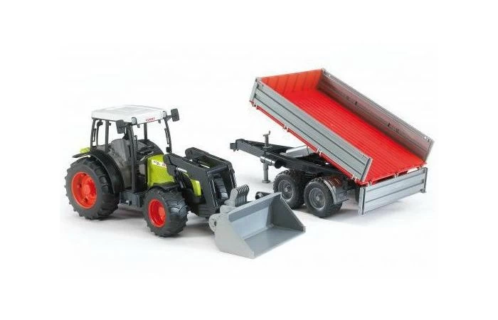 Bruder 2112 Claas Nectis 267 F Met Voorlader En Aanhanger 2 Bruder 2112 Claas Nectis 267 F Met Voorlader En Aanhanger - Afbeelding 2