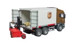 Bruder 3581 Scania R-Series UPS Met Vorkheftruck