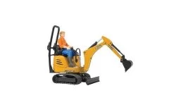 Bruder 62002 JCB Microkraan Met Bestuurder -Bruder Winkel 5f505ed1ae35d93bc7a44db95eaf993e458fab7c1960b2dfaf97d0bb636fbe85