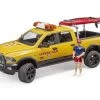 Bruder 2506 RAM 2500 Power Wagon Life Guard Set