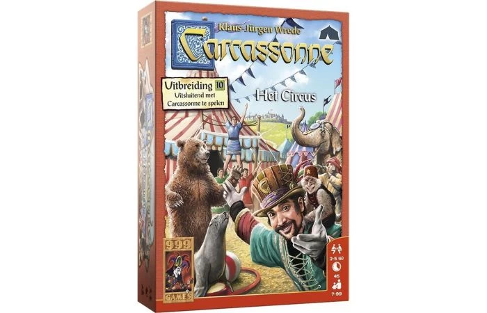 999 Games Carcassonne Het Circus Uitbreiding 1 999 Games Carcassonne Het Circus Uitbreiding
