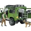 Bruder 2587 Land Rover Defender Station Wagon Met Boswachter En Hond