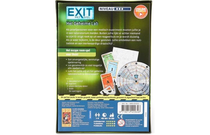 999 Games Exit - Het Geheime Lab 2 999 Games Exit - Het Geheime Lab - Afbeelding 2