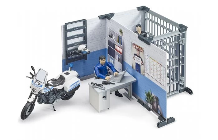 Bruder 62732 Bworld Politiebureau Met Politiemotor 1 Bruder 62732 Bworld Politiebureau Met Politiemotor