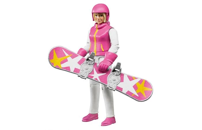 Bruder 6042 Snowboarder Met Accessoires 1 Bruder 6042 Snowboarder Met Accessoires