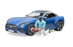 Bruder 3481 Roadster Met Chauffeur 9 Bruder 3481 Roadster Met Chauffeur -Bruder Winkel auto blauw 2