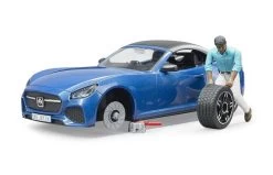 Bruder 3481 Roadster Met Chauffeur 8 Bruder 3481 Roadster Met Chauffeur -Bruder Winkel auto blauw 3