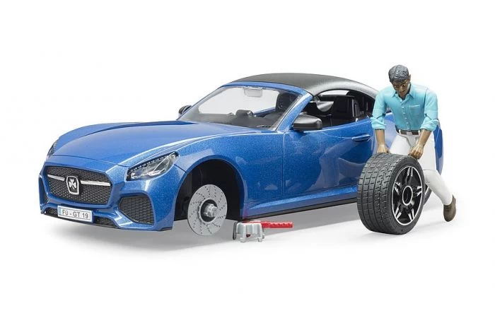 Bruder 3481 Roadster Met Chauffeur 4 Bruder 3481 Roadster Met Chauffeur - Afbeelding 4