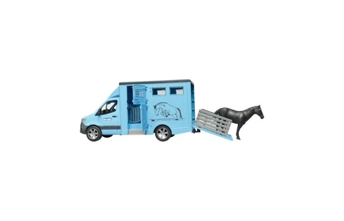 Bruder 2674 MB Sprinter Paardentransport Met 1 Paard 3 Bruder 2674 MB Sprinter Paardentransport Met 1 Paard - Afbeelding 3