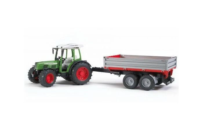 Bruder 2104 Fendt 209 S Met Aanhanger 2 Bruder 2104 Fendt 209 S Met Aanhanger - Afbeelding 2