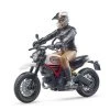 Bruder 63051 Scrambler Ducati Desert Sled En Bestuurder