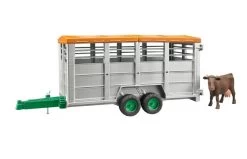 Bruder 2227 Veetransportaanhanger Met Koe