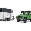 Bruder 2592 Land Rover Met Paardentrailer