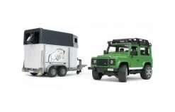 Bruder 2592 Land Rover Met Paardentrailer