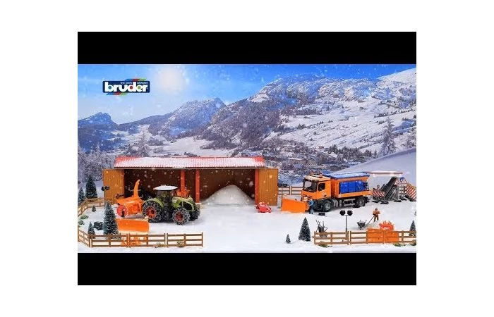 Bruder 3017 Claas Axion 95 Met Sneeuwkettingen En Sneeuwblazer 8 Bruder 3017 Claas Axion 95 Met Sneeuwkettingen En Sneeuwblazer - Afbeelding 8