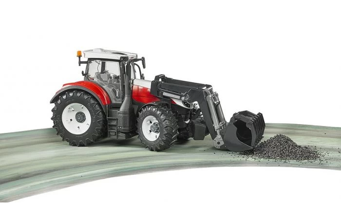 Bruder 3181 Steyr 63 Terrus Met Voorlader 3 Bruder 3181 Steyr 63 Terrus Met Voorlader - Afbeelding 3