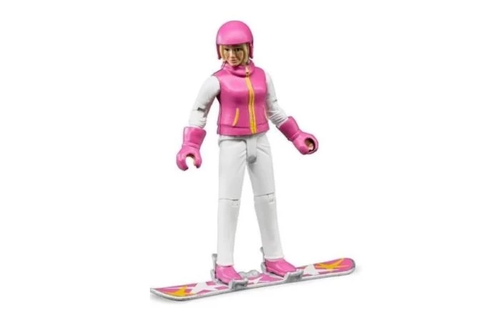 Bruder 6042 Snowboarder Met Accessoires 2 Bruder 6042 Snowboarder Met Accessoires - Afbeelding 2